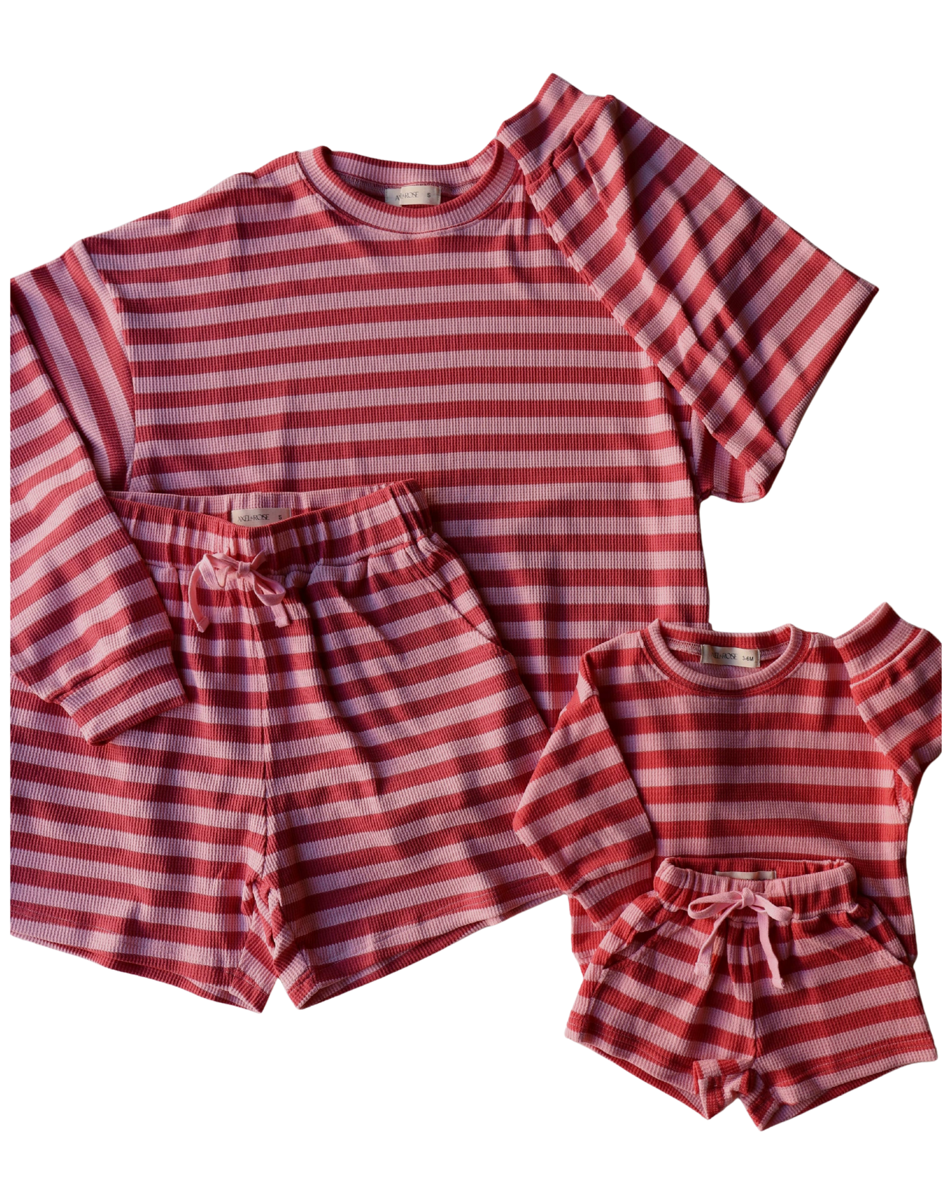 Pink Cotton Candy Waffle Set