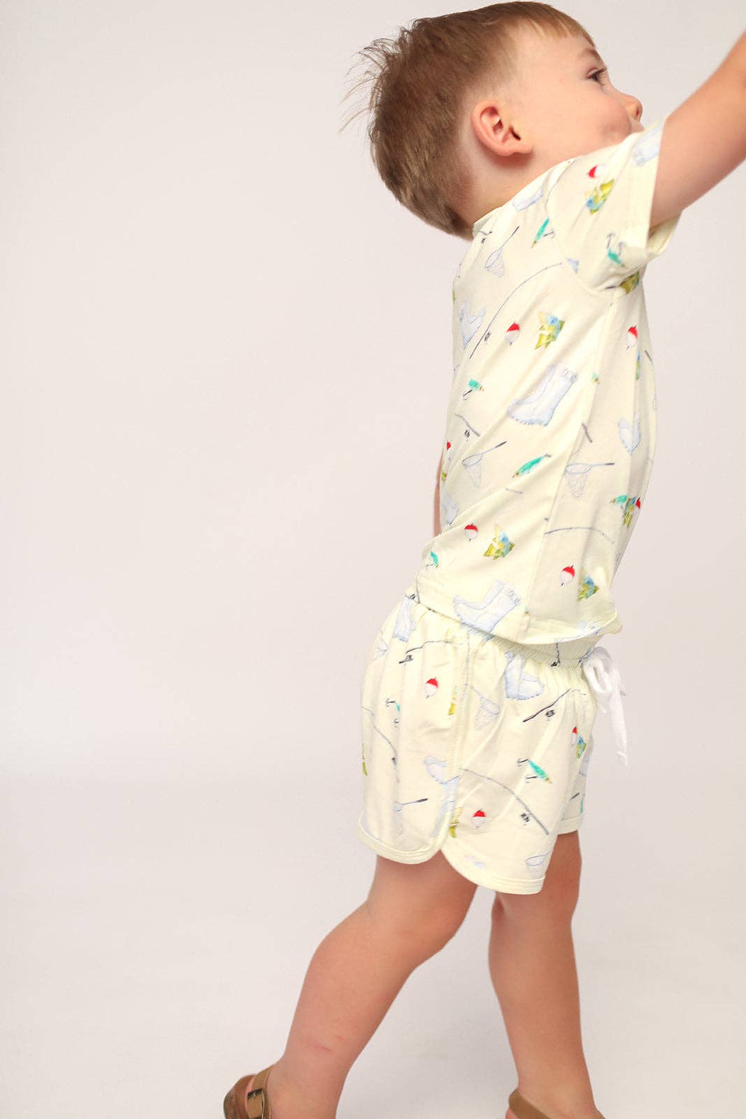 Fishing Bamboo Varsity Short Set