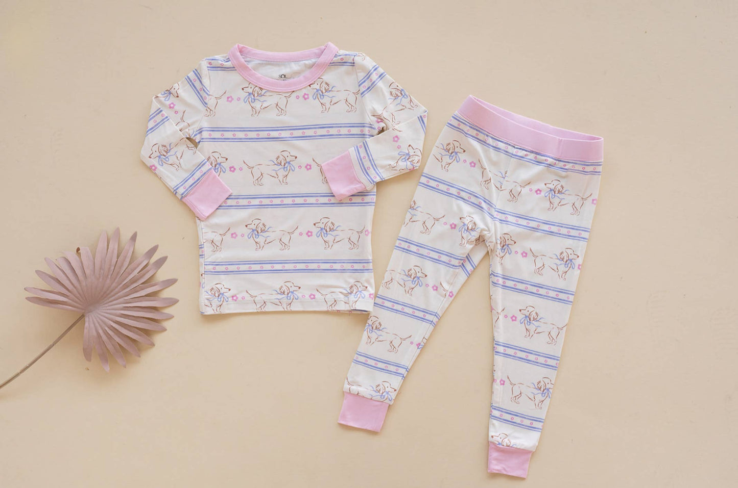 Darling Dachshund 2 Piece Pajamas