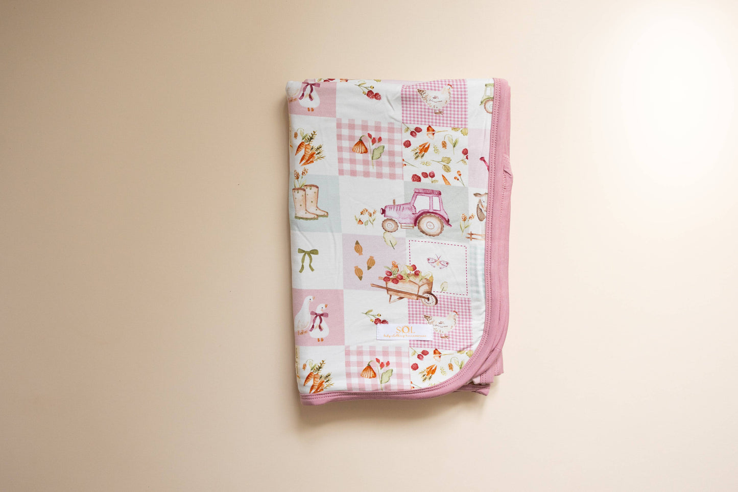 Berry Farm Bamboo Blanket