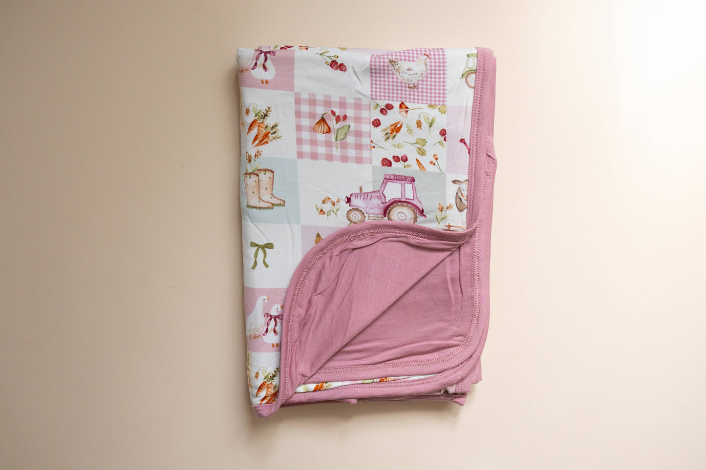 Berry Farm Bamboo Blanket