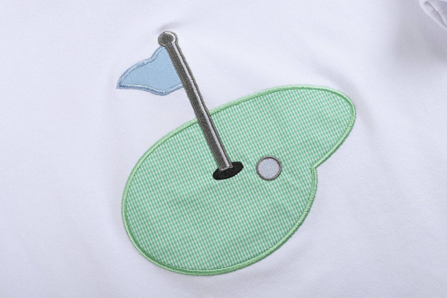 Blue Gingham Golf Set-Boys