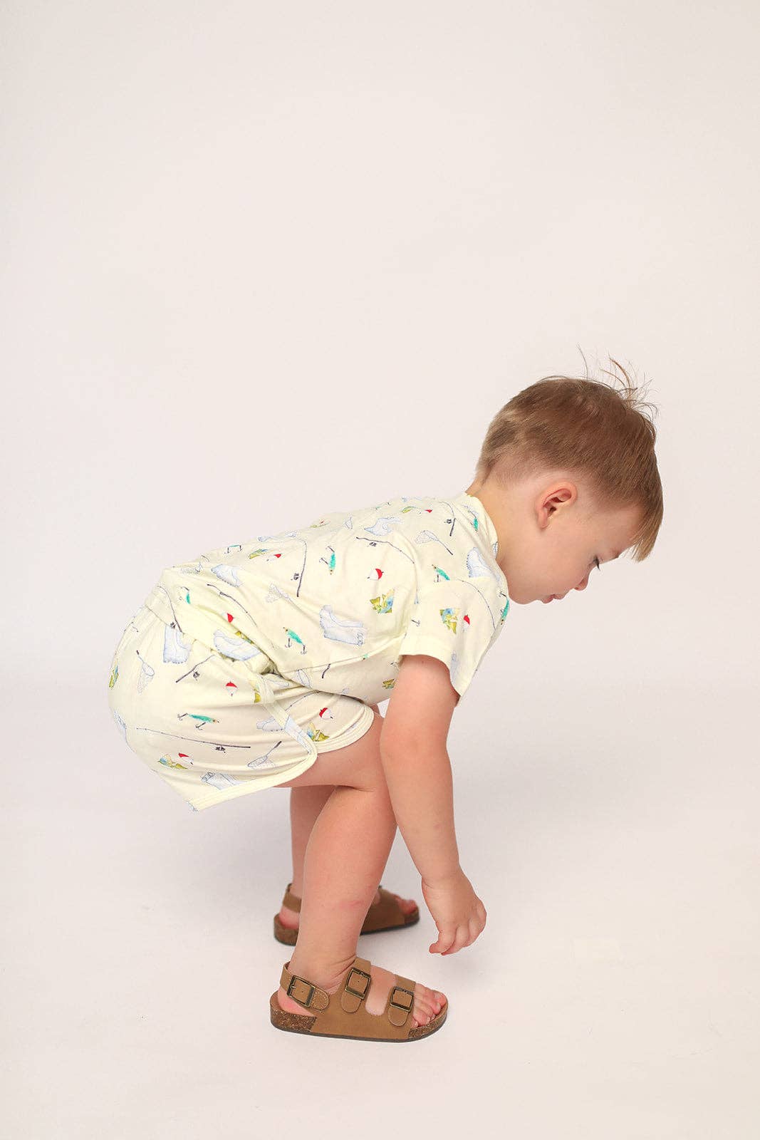 Fishing Bamboo Varsity Short Set