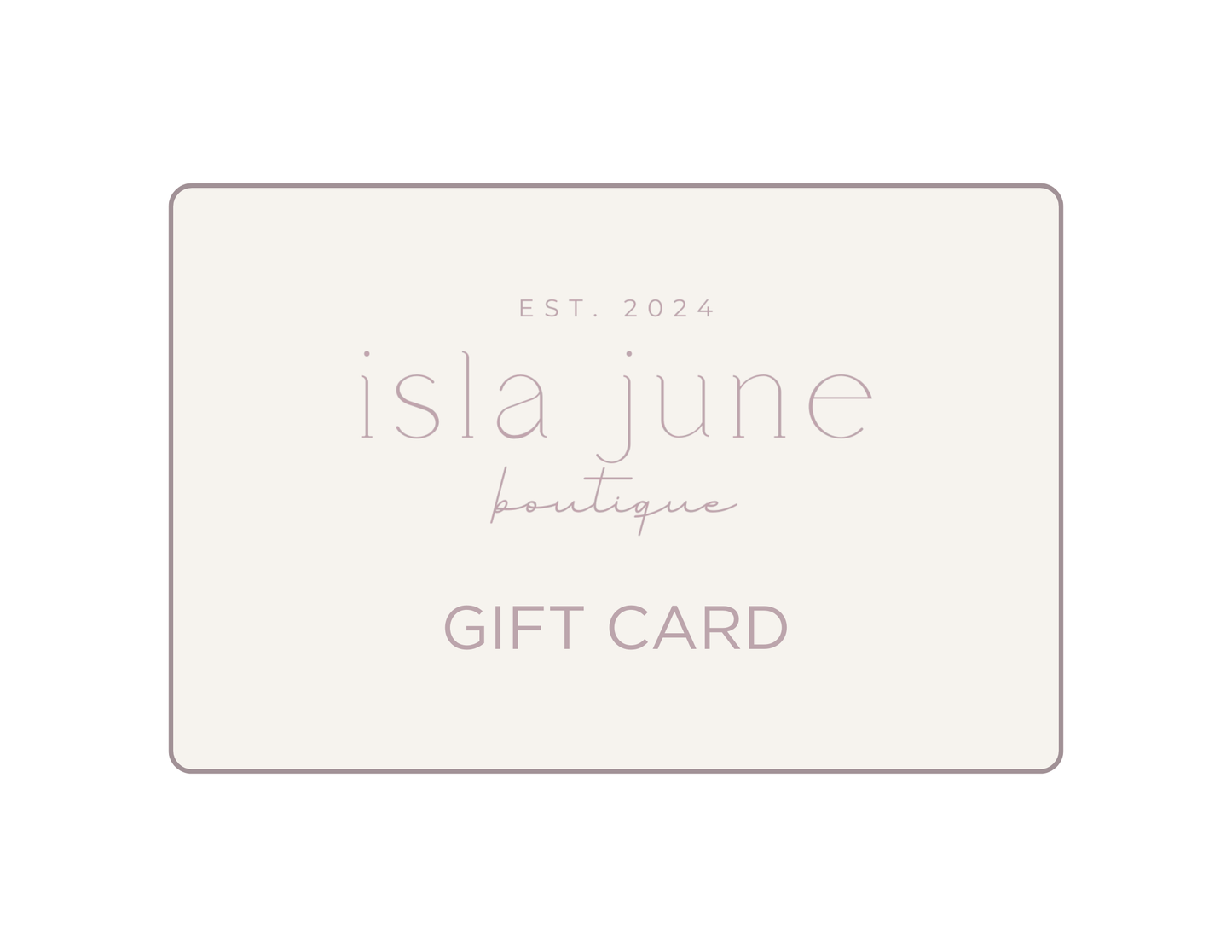 Isla June Gift Card