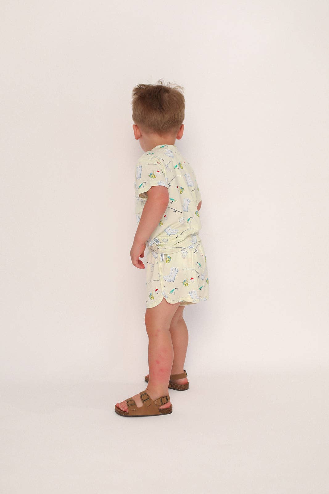 Fishing Bamboo Varsity Short Set