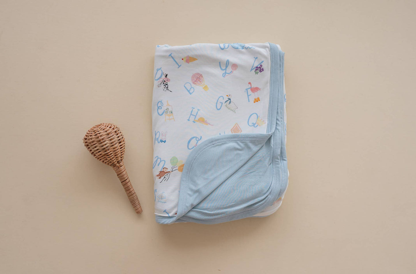 Alphabet Bamboo Blanket