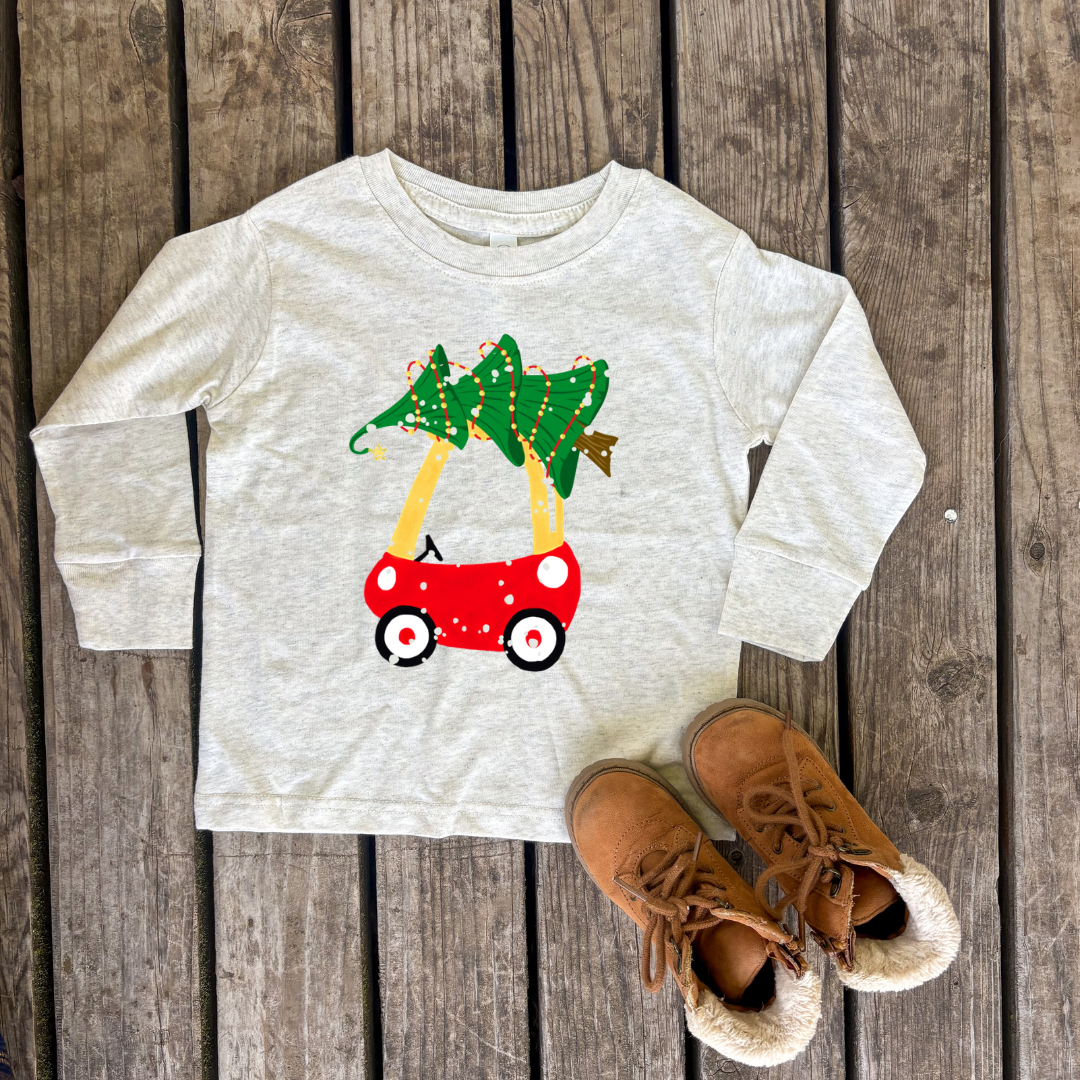 Christmas Car Long Sleeve